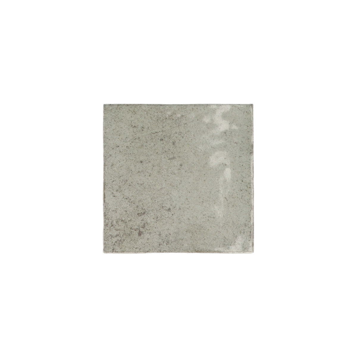 Majorca 100x100mm gloss mint ceramic subway tile by Tilemall with speckled surface
