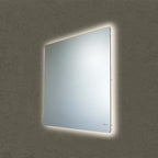 Recta LED Back Lit Mirror, Pencil Edge Horizontal and Vertical Mounting 900x750mm