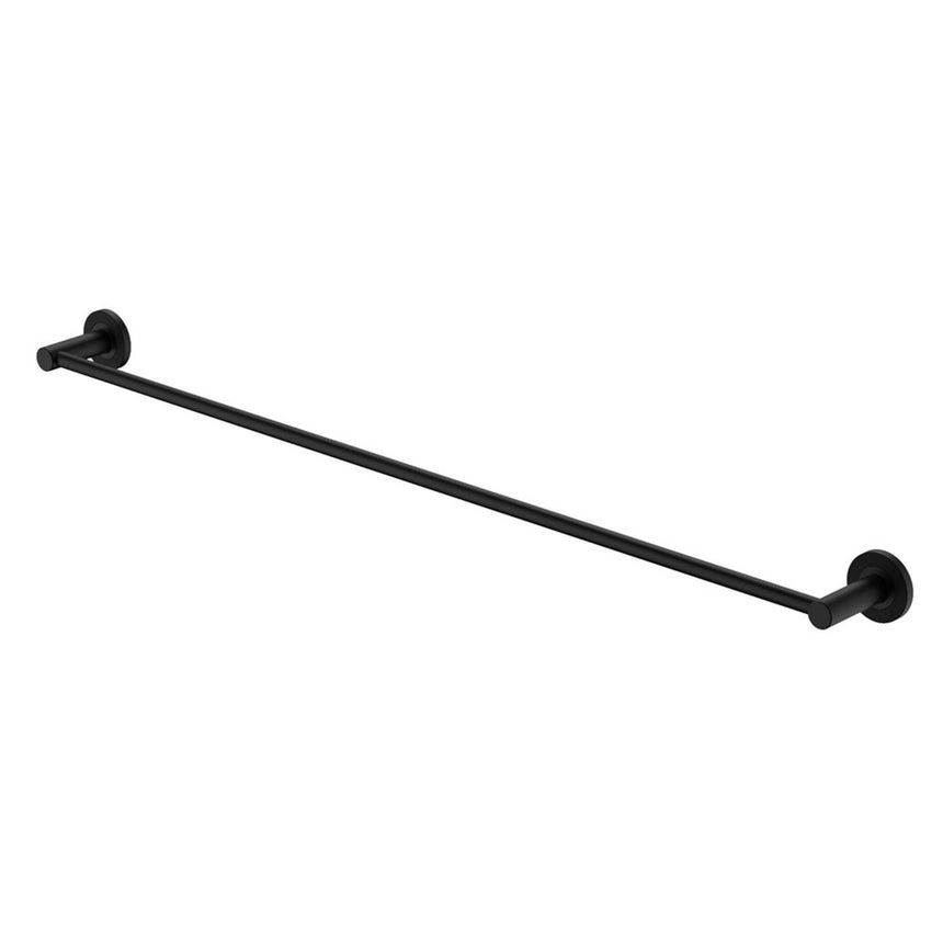 Axle Single Towel Rail 900mm Matte Black Bathroom Accessories Fienza Default Title