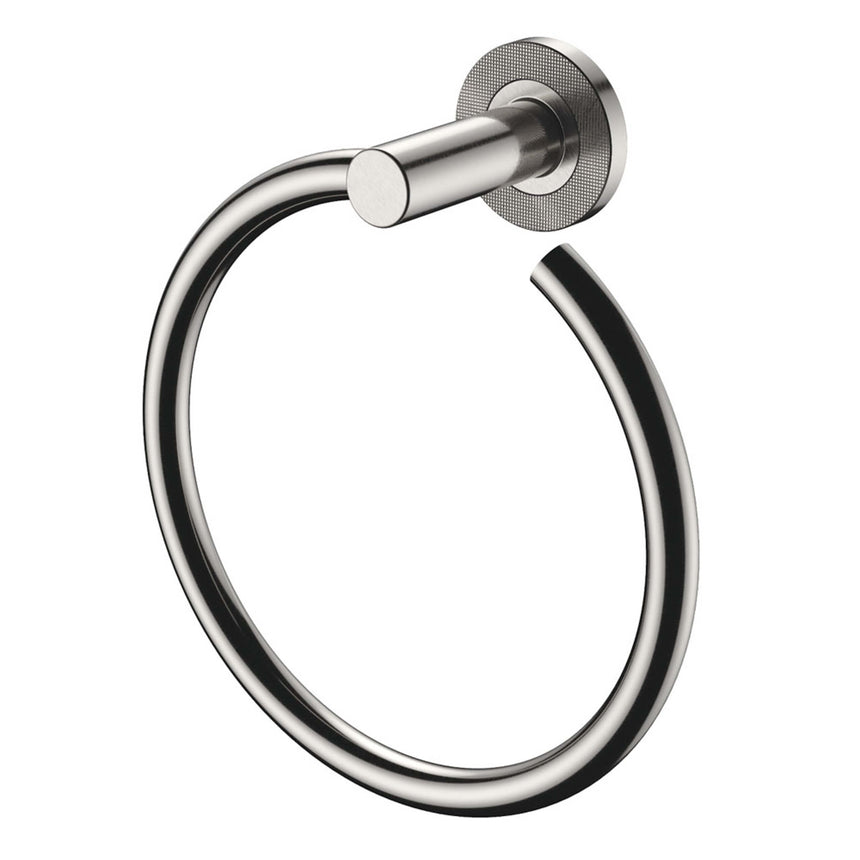 Axle Towel Ring Brushed Nickel Bathroom Accessories Fienza Default Title