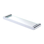 Empire Slim Shower Shelf Glass SS304 Chrome