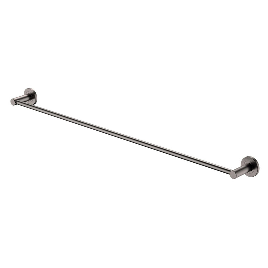 Kaya Single Towel Rail 900mm Gun Metal Bathroom Accessories Fienza Default Title