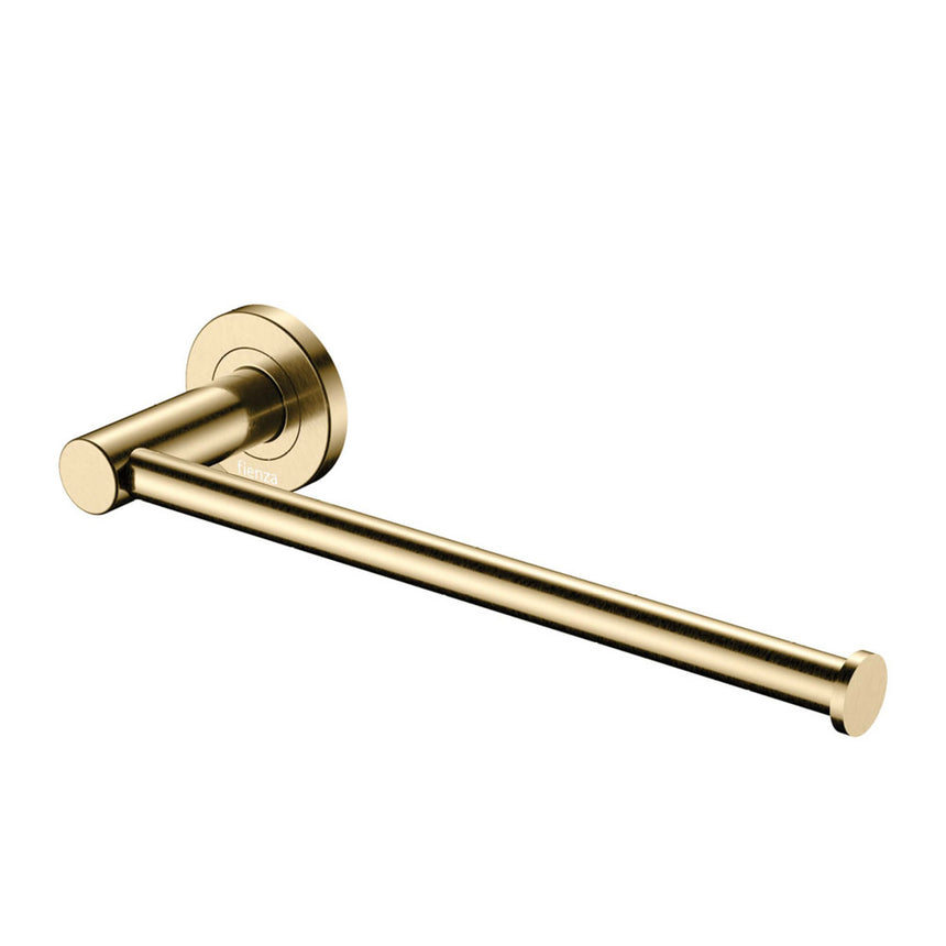 Kaya Dual Purpose Towel Rail /Roll Holder Urban Brass Bathroom Accessories Fienza Default Title
