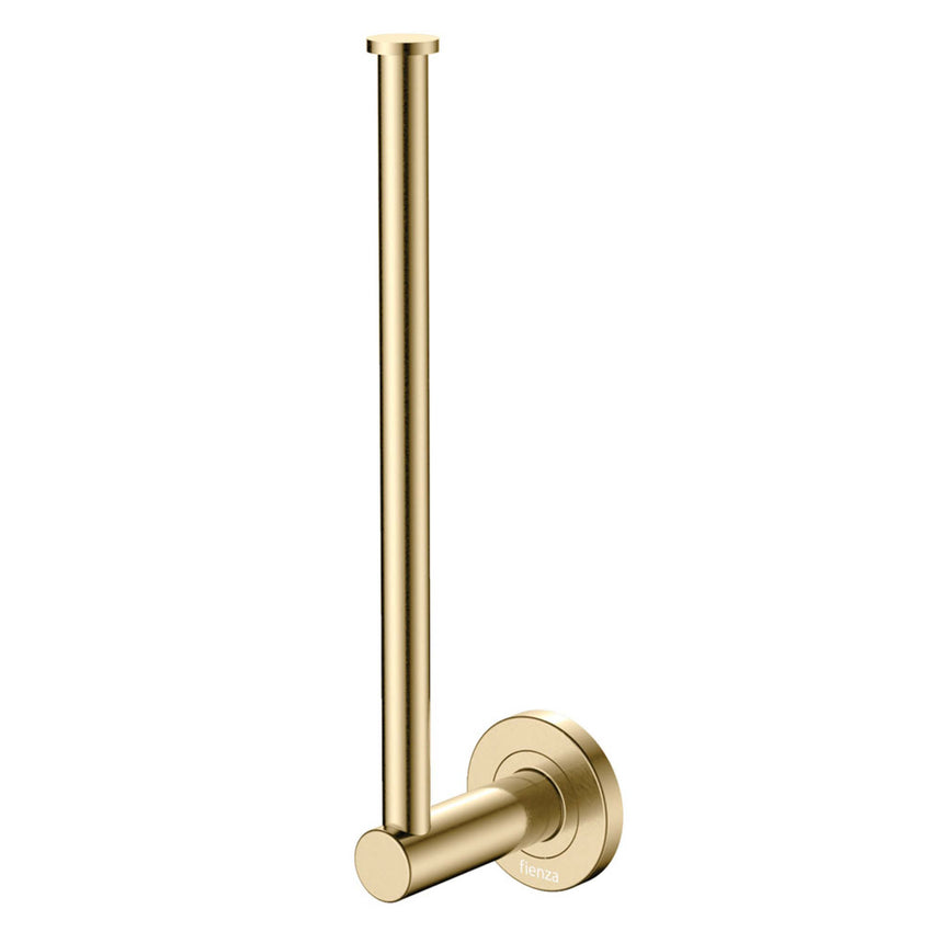 Kaya Dual Purpose Towel Rail /Roll Holder Urban Brass Bathroom Accessories Fienza