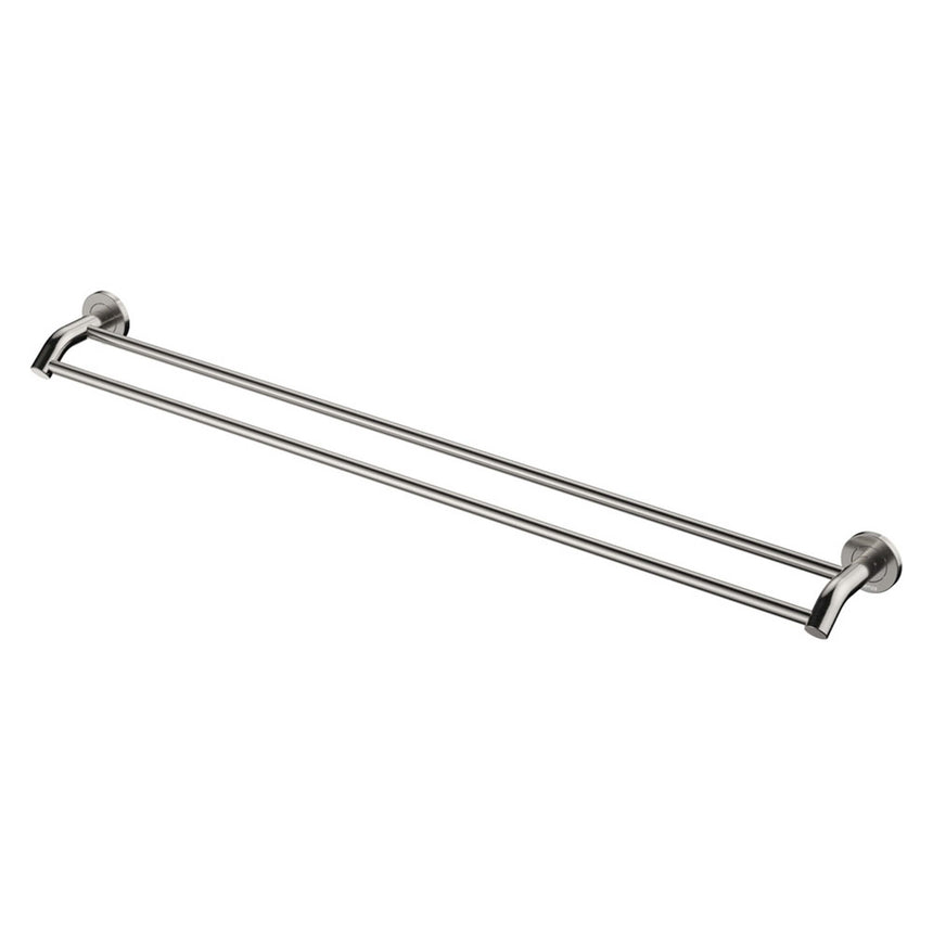Kaya Double Towel Rail 900mm Brushed Nickel Bathroom Accessories Fienza Default Title