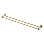 Kaya Double Towel Rail 900mm Urban Brass