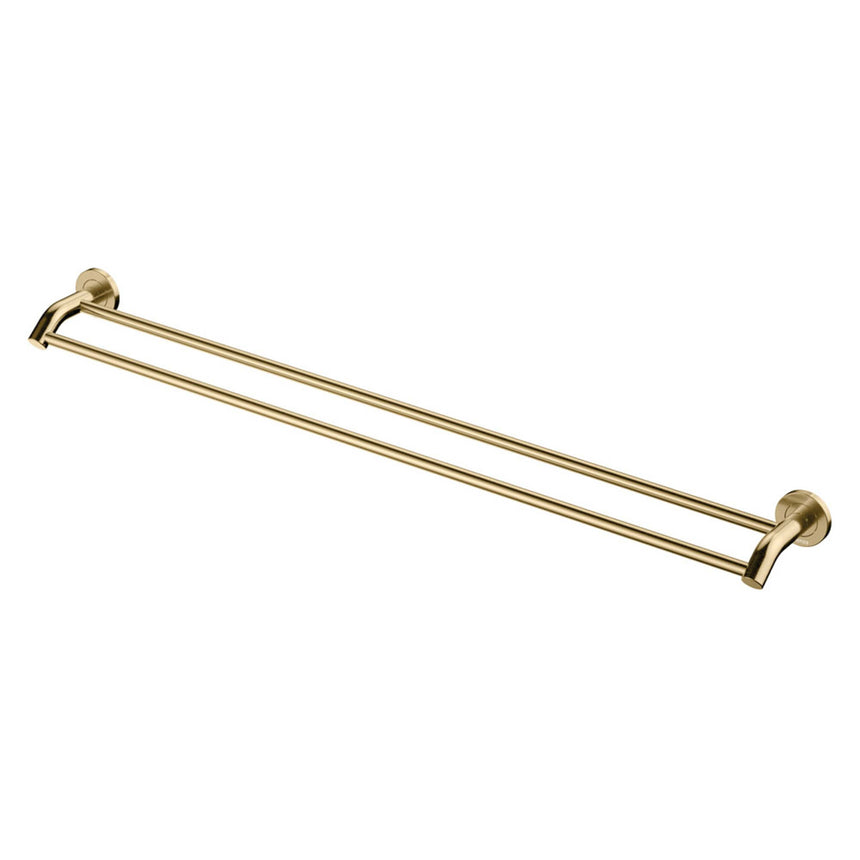 Kaya Double Towel Rail 900mm Urban Brass Bathroom Accessories Fienza Default Title