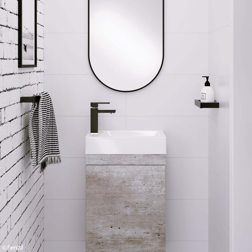 Koko Soap Shelf Matte Black Bathroom Accessories Fienza