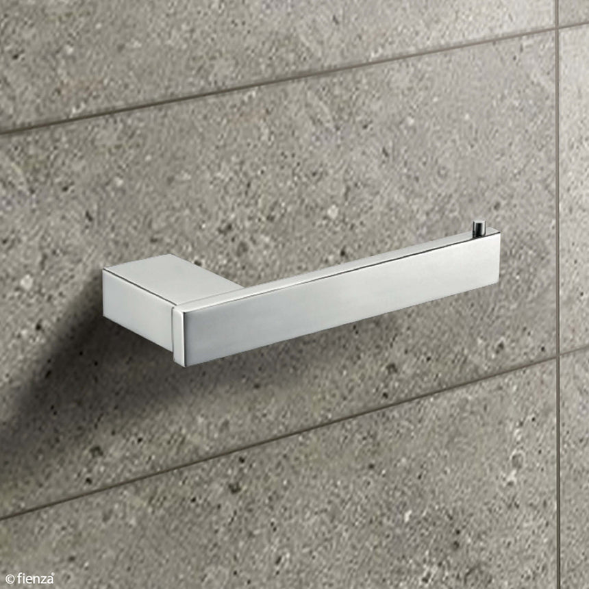 Koko Toilet Roll Holder Chrome Bathroom Accessories Fienza