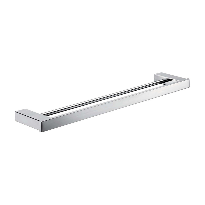 Koko Double Towel Rail 610mm Chrome Bathroom Accessories Fienza Default Title