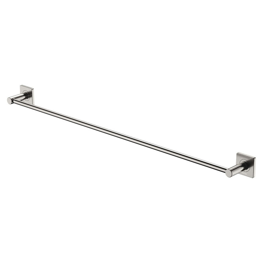Sansa Single Towel Rail 900mm Brushed Nickel Bathroom Accessories Fienza Default Title