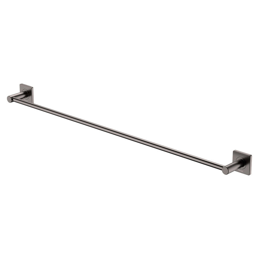 Sansa Single Towel Rail 900mm Gun Metal Bathroom Accessories Fienza Default Title