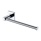 Sansa Dual Purpose Towel Rail Roll Holder Chrome