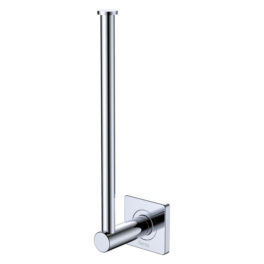 Sansa Dual Purpose Towel Rail Roll Holder Chrome Bathroom Accessories Fienza
