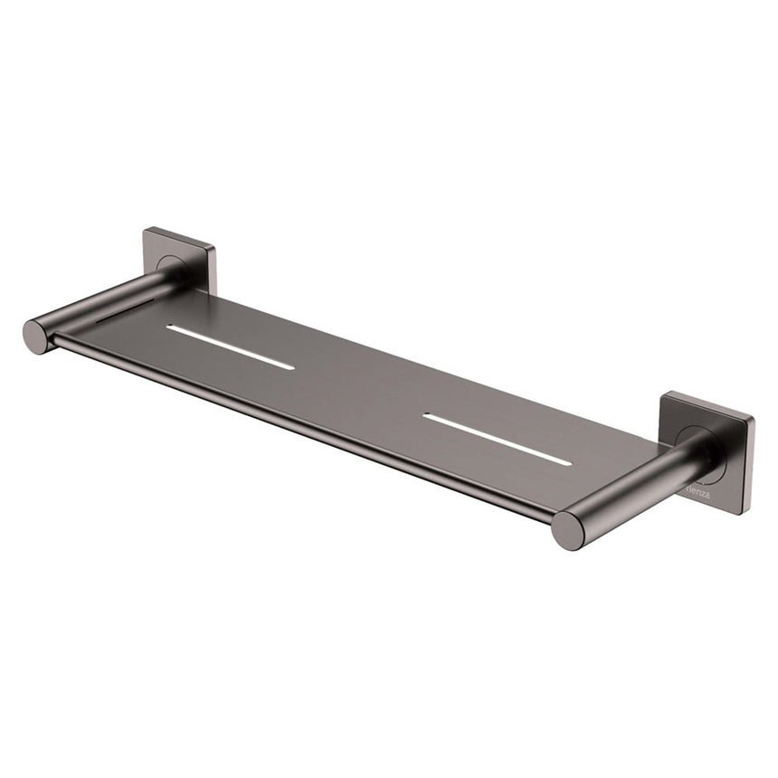 Sansa Shower Shelf Gun Metal Bathroom Accessories Fienza Default Title