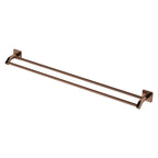 Sansa Double Towel Rail 900mm Brushed Copper