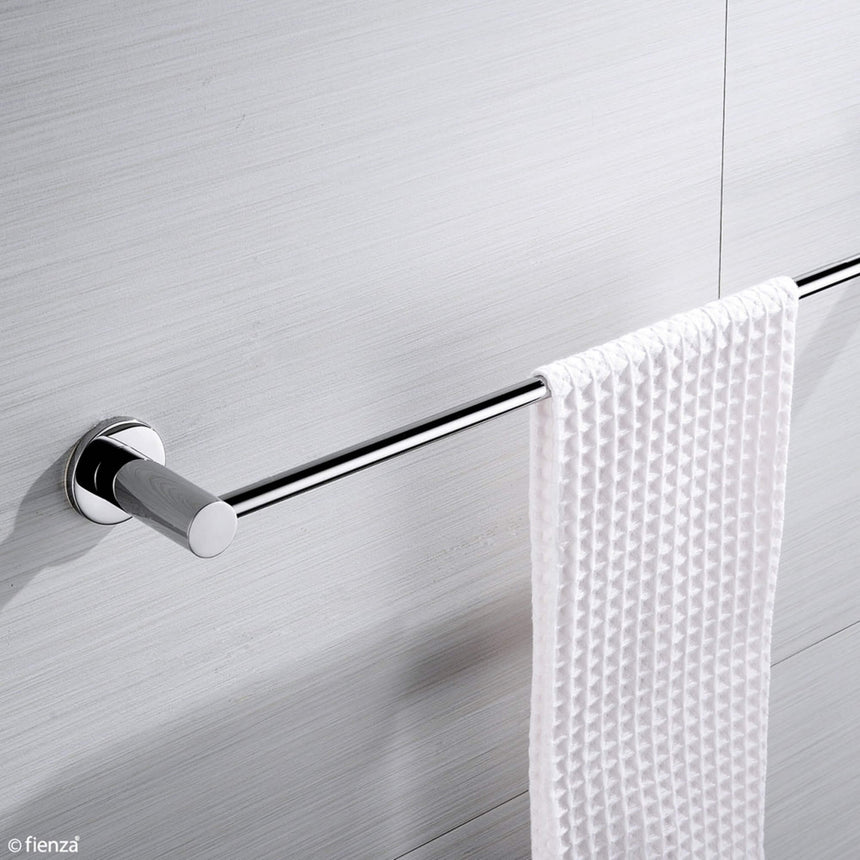 Stella Single Towel Rail 900mm Cut To Length Adjustable Bathroom Accessories Fienza