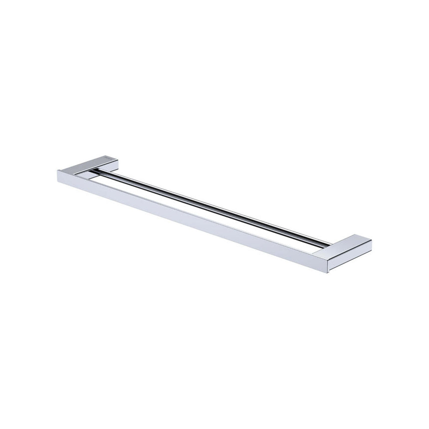 Tono 610 Double Towel Rail Chrome Bathroom Accessories Fienza Default Title