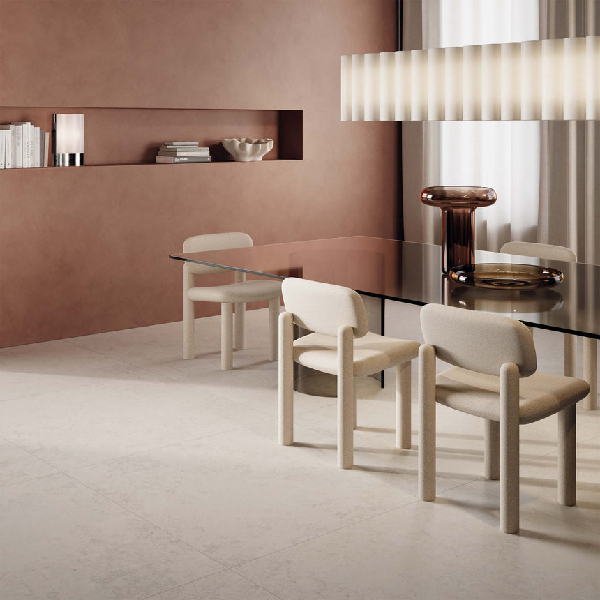 Poetry Stone 600x600 Natural White Stonke Look Tiles Tilemall