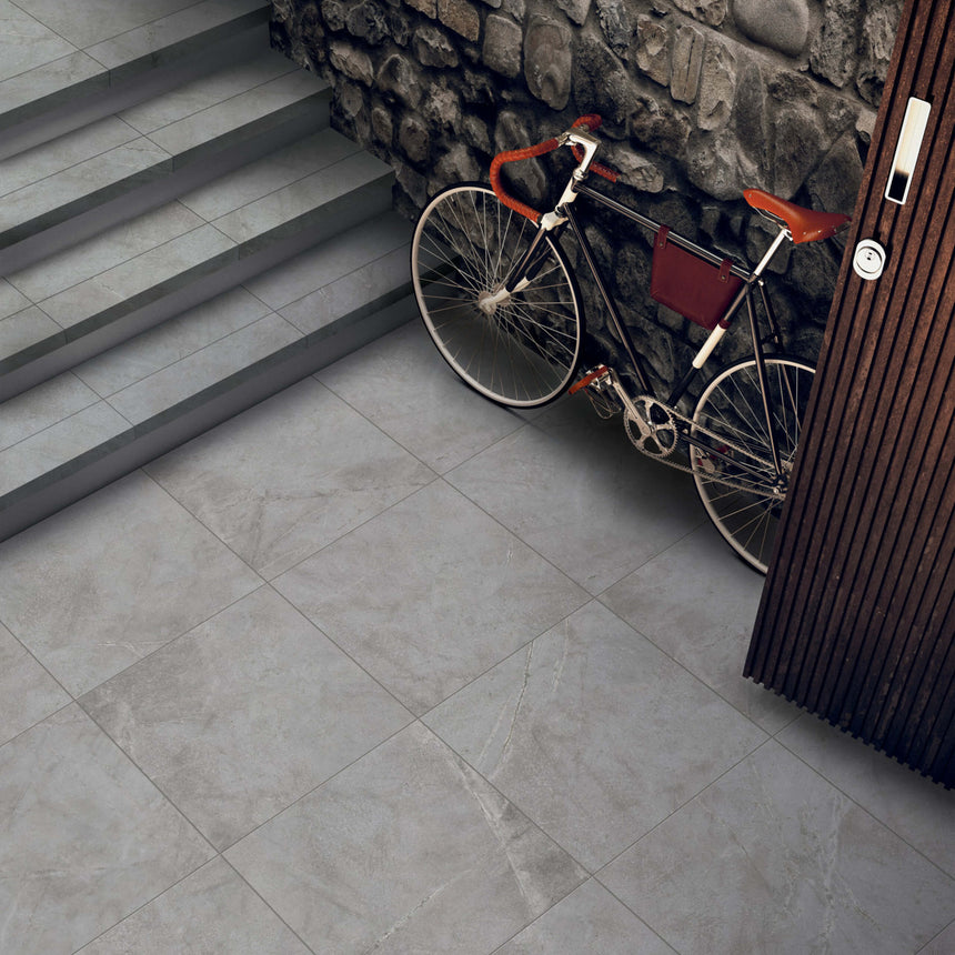 Atlantis 600x600 Natural Grey Marble Look Tiles Tilemall