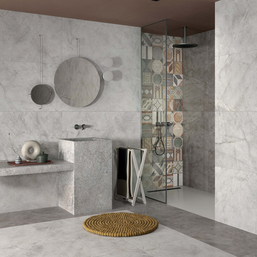 Atlantis 600x600 Natural Moon Marble Look Tiles Tilemall
