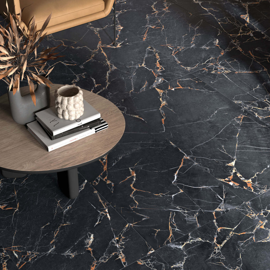 Sensi Signoria 1200x600 Lux Port Gold Marble Look Tiles Tilemall