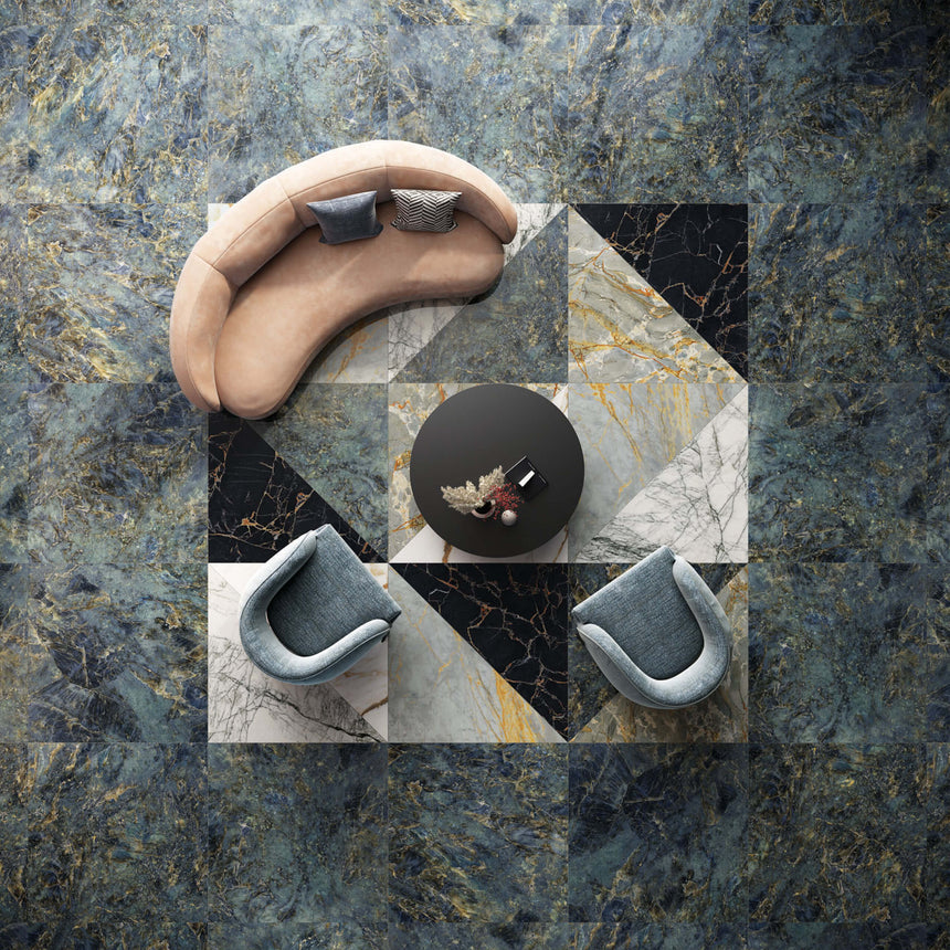 Sensi Signoria 1200x1200 Lux Labrodorite Marble Look Tiles Tilemall