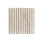 Marble Mosaic Kit Kat 23x300mm Honed Travertine