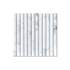 Marble Mosaic Kit Kat 23x300mm Honed Calacatta