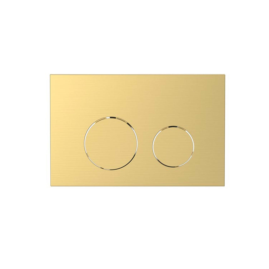 ADP Toilet Flush Buttons Brushed Brass Bathroom Accessories ADP Default Title