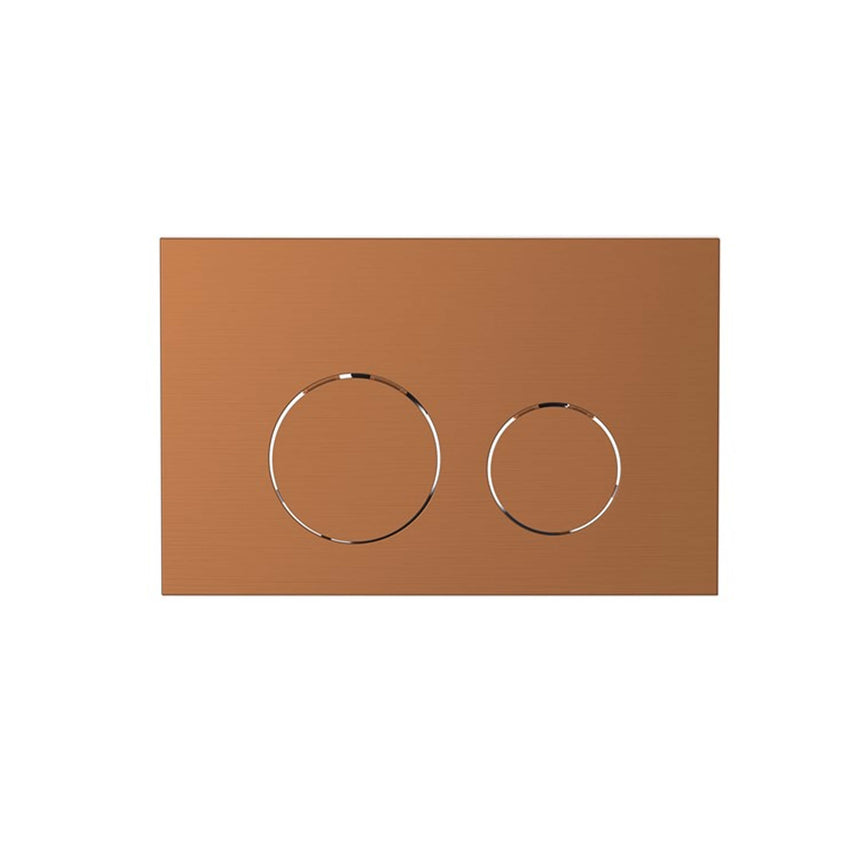 ADP Toilet Flush Buttons Brushed Copper Bathroom Accessories ADP Default Title