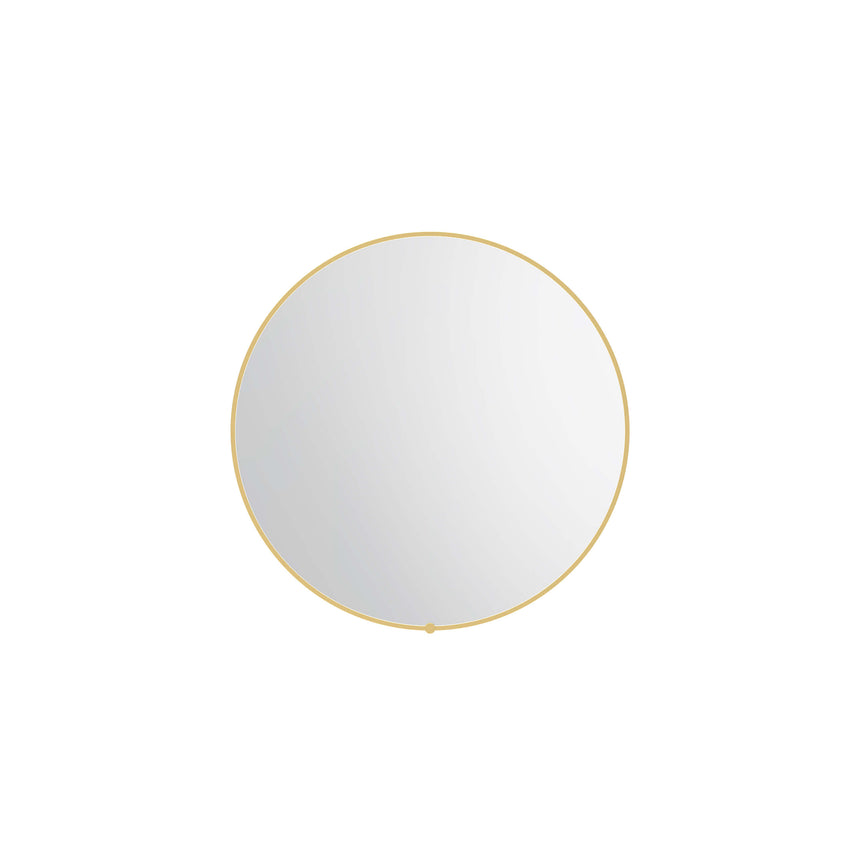 ADP Sera Round LED Mirror Framed Mirror ADP Brushed Gold