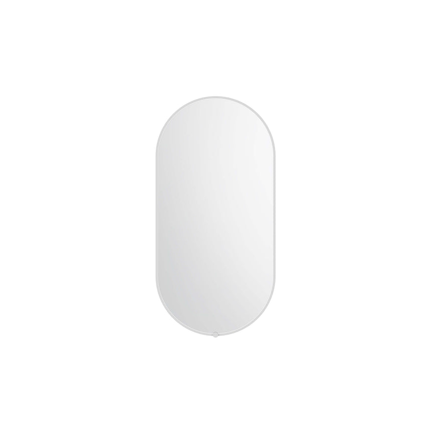 ADP Sera Pill LED Mirror Framed Mirror ADP Matte White
