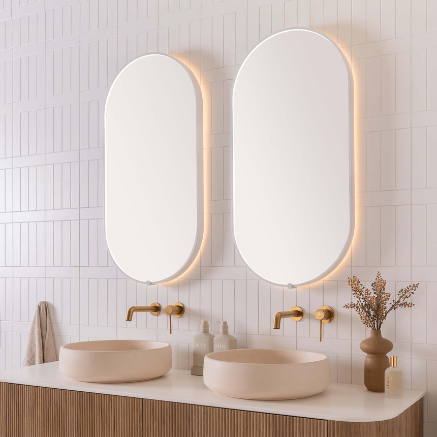 ADP Sera Pill LED Mirror Framed Mirror ADP