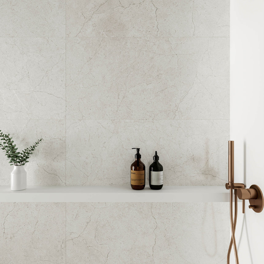 Crema Marfil 600x300 Matt Bianco Marble Look Tiles Tilemall