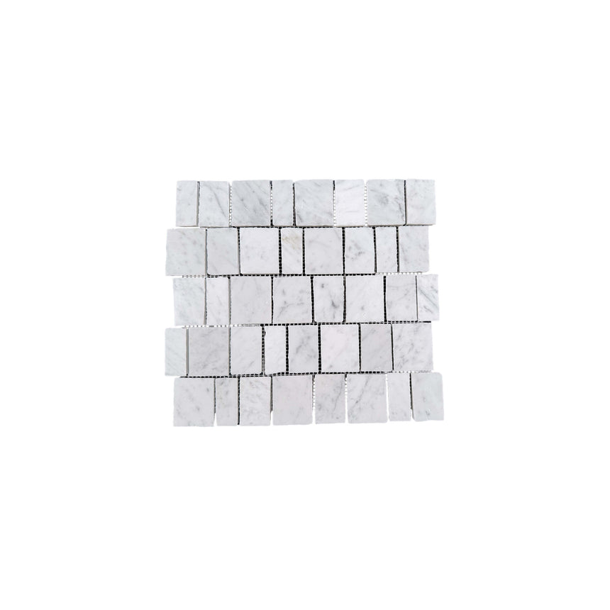 Marble Mosaic Scarpa Varies Honed Carrara