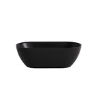 Ellips Slim Acrylic Freestanding bath None Overflow 1530mm Matt Black