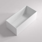 Kliff Multifit Freestanding bath None Overflow 1690mm Gloss White