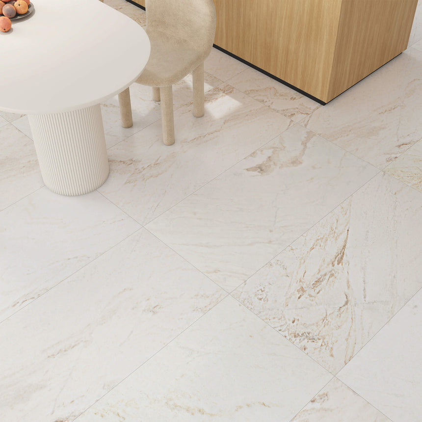 Marble Tile Raw Silk 1200x600 Honed Marble Look Tiles Tilemall