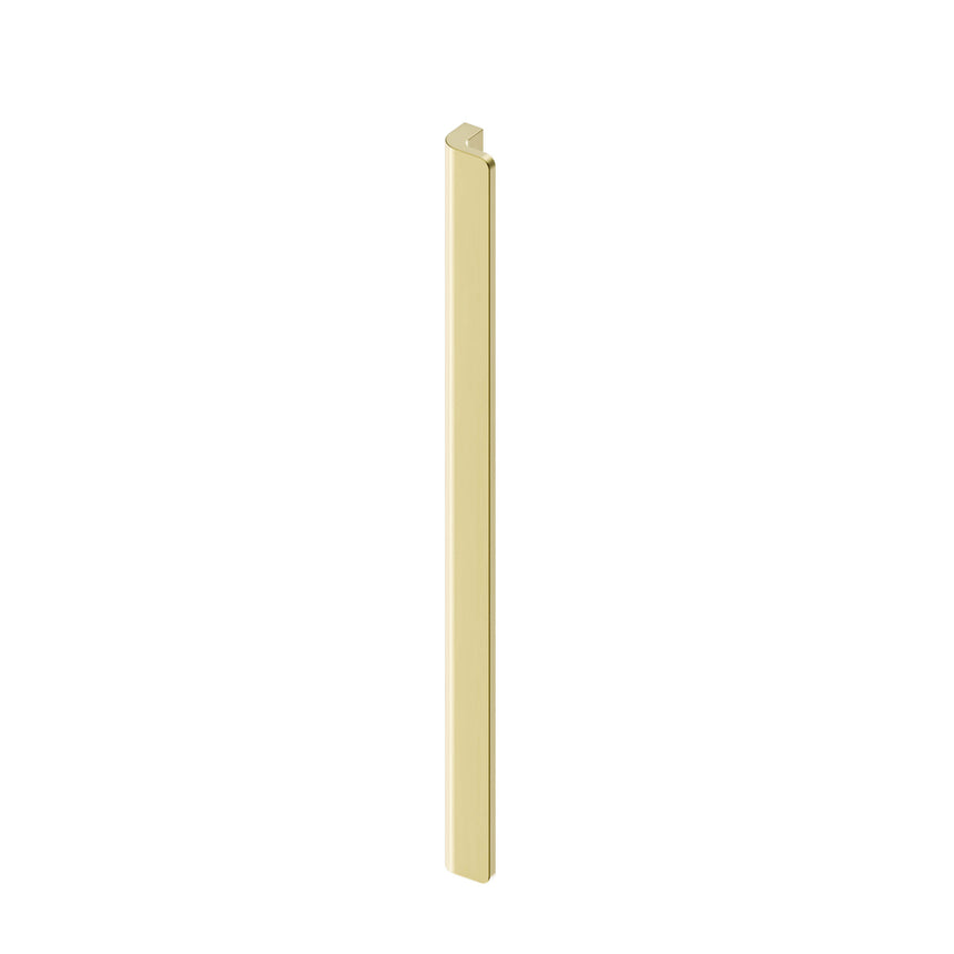 Nero Bianca brushed gold pull handle 360mm by Tilemall with square profile