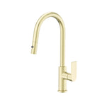Nero Bianca Pull Out Sink Mixer With Vegie Spray Function Brushed Gold