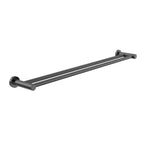 Nero Dolce II Double Towel Rail 800mm Gun Metal