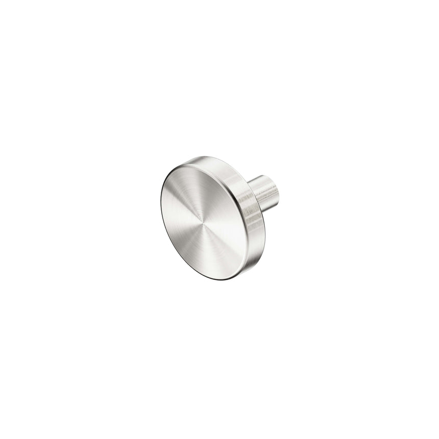 Nero Mecca 26x36mm cabinet knob Ø36 brushed nickel by Tilemall