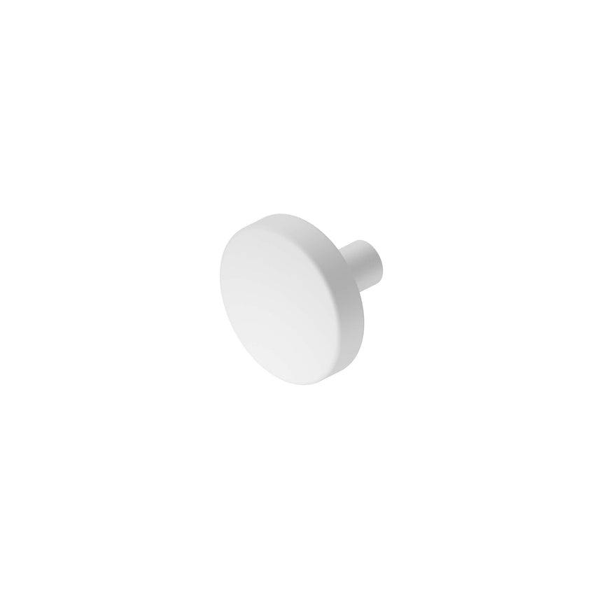 Nero Mecca 26x36mm cabinet knob Ø36mm matte white by Tilemall