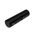 Nero Mecca Care Make Your Own 25mm Grab Rail Double Towel Bracket Left Matte Black
