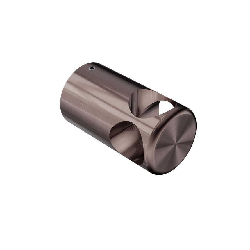 Nero Mecca Care 32mm grab rail T bar bracket in brushed bronze by Tilemall
