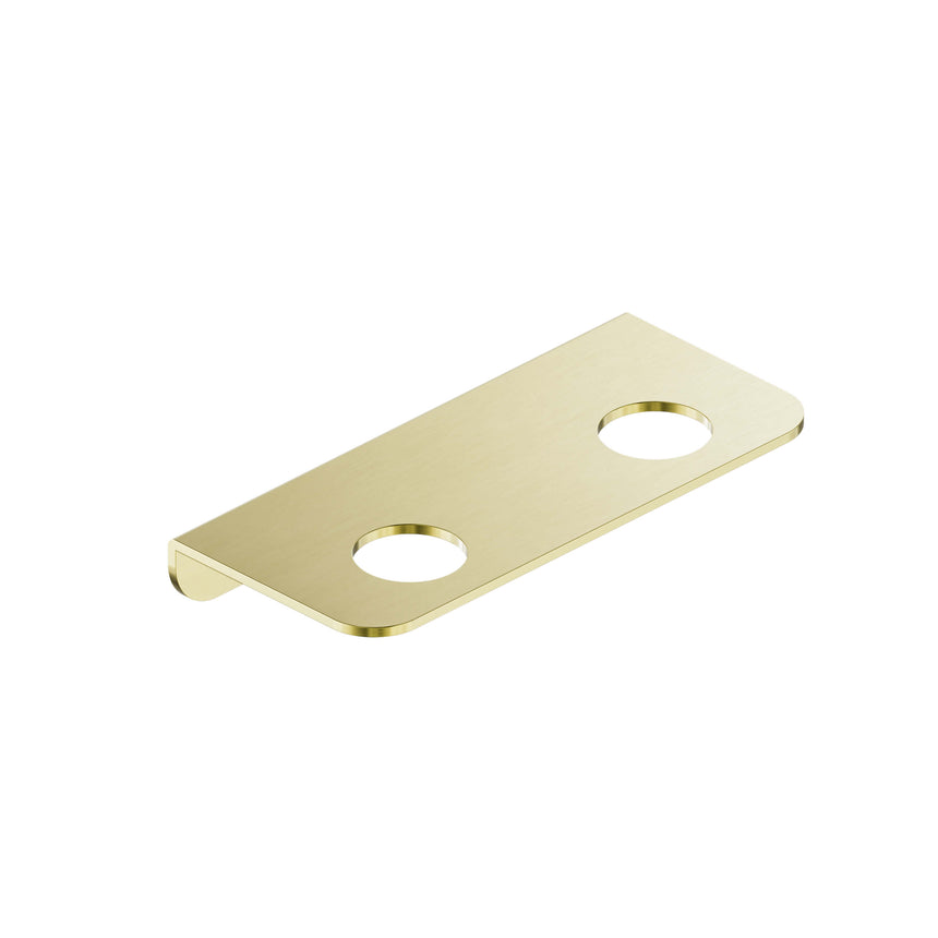 Nero Mecca 75x165mm double soap bottle holder in brushed gold by Tilemall