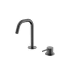 Nero Mecca Hob Baisn Mixer Set Edge Spout Gun Metal