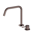 Nero Mecca Hob Bath/Kitchen Mixer Set Edge Spout II Brushed Bronze