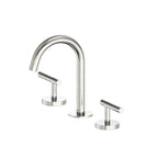 Nero Mecca Lever Basin Set Arc Spout Brushed Nickel